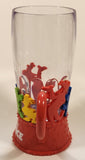 Disney On Ice Red and Clear Plastic 7" Tall Light Up Cup Mug
