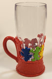 Disney On Ice Red and Clear Plastic 7" Tall Light Up Cup Mug