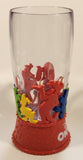 Disney On Ice Red and Clear Plastic 7" Tall Light Up Cup Mug