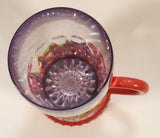 Disney On Ice Red and Clear Plastic 7" Tall Light Up Cup Mug