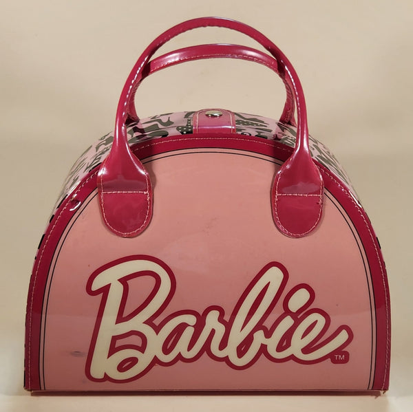 Mattel Barbie Pink Toy Cosmetic Makeup Travel Case Bag