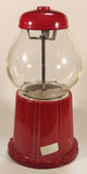 Vintage Carousel Brand Metal and Glass Globe Gumball Machine Candy Dispenser 11 1/2" Tall