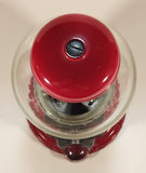 Vintage Carousel Brand Metal and Glass Globe Gumball Machine Candy Dispenser 11 1/2" Tall