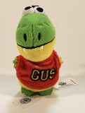 2018 Beverly Hills Teddy Bear Co. RTR Ryan's World Gus The Alligator 4" Tall Stuffed Plush Toy Clip On