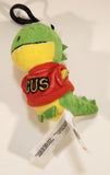 2018 Beverly Hills Teddy Bear Co. RTR Ryan's World Gus The Alligator 4" Tall Stuffed Plush Toy Clip On