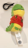 2018 Beverly Hills Teddy Bear Co. RTR Ryan's World Gus The Alligator 4" Tall Stuffed Plush Toy Clip On