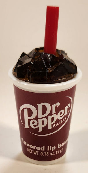 2022 Taste Beauty Dr Pepper Flavored Lip Balm Fountain Cup Shaped Container (USED)