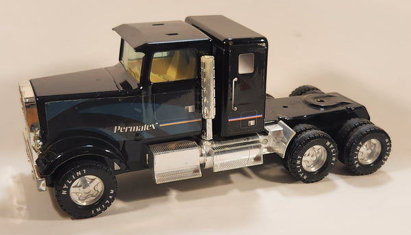 Nylint Permatex Semi Tractor Truck Black 12 1/2" Long Pressed Steel Toy Car Vehicle