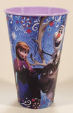 Greenbrier International Disney Frozen Kristoff Elsa Anna Olaf Sven Purple 5 1/4" Tall Plastic Cup