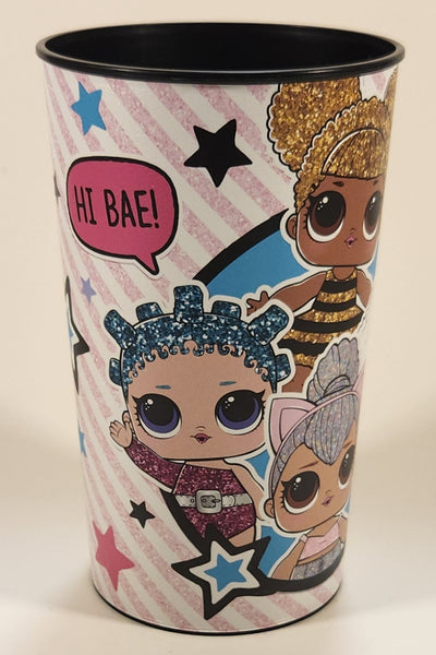 Churchill Container Unique Industries LOL Surprise Black 5 1/2" Tall Plastic Cup