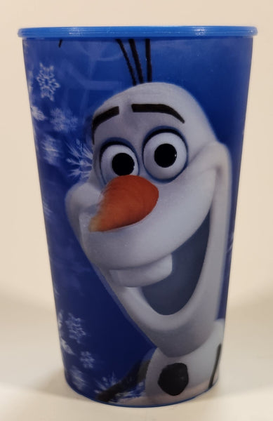 Disney Frozen Olaf Hologram Blue 4 1/4" Tall Plastic Cup