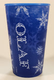 Disney Frozen Olaf Hologram Blue 4 1/4" Tall Plastic Cup