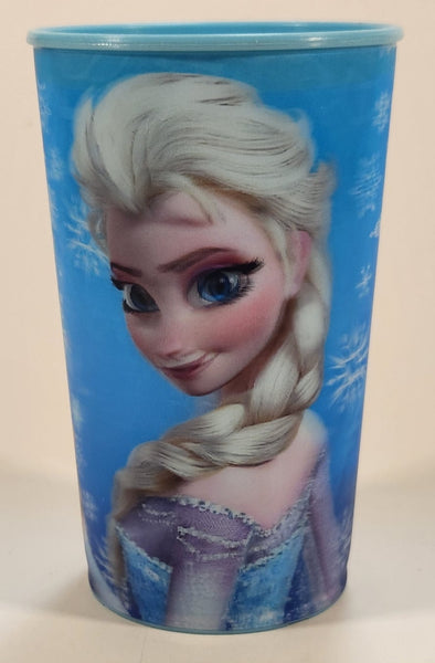 Disney Frozen Elsa Hologram Light Blue 4 1/4" Tall Plastic Cup