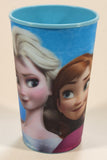 Disney Frozen Elsa and Anna Hologram Light Blue 4 1/4" Tall Plastic Cup