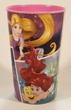 Dynamic Drinkware Disney The Beast Belle Cinderella Rapunzel Ariel Flounder 5 5/8" Tall Plastic Cup