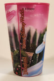 Disneyland Resort Walt Disney World Cinderella Hologram Pink 4 1/4" Tall Plastic Cup