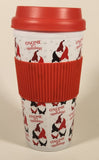 Greenbrier Gnome For The Holidays 7" Plastic Travel Mug Cup with Lid