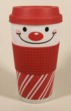 Greenbrier Snowman Themed 12.4 fl oz Plastic Travel Mug Cup with Lid