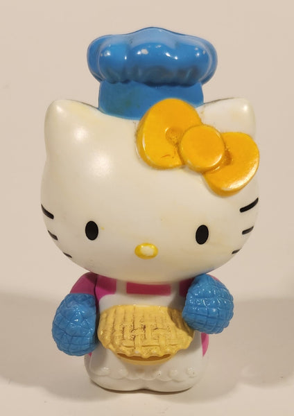 2013 McDonald's Sanrio Hello Kitty Pastry Chef Plastic Toy Figure
