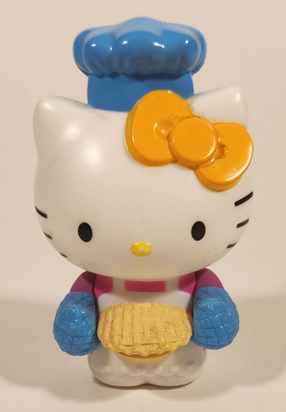 2013 McDonald's Sanrio Hello Kitty Pastry Chef Plastic Toy Figure