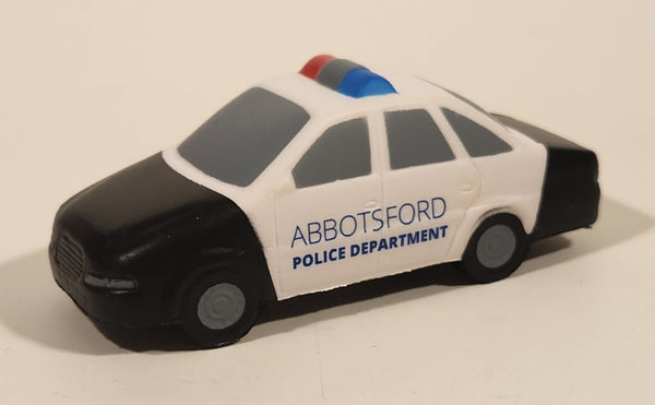 Abbotsford Police Department Black and White 4 1/2" Long Foam Toy Car Vehicle