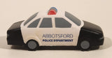 Abbotsford Police Department Black and White 4 1/2" Long Foam Toy Car Vehicle