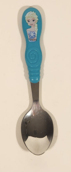 Zak Designs Disney Frozen Elsa Green Handle Stainless Metal Spoon
