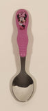 Zak Designs Disney Minnie Mouse Pink Handle Stainless Metal Spoon