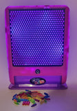 2010 Hasbro Lite Brite LED Flat Screen Pink and Purple Plastic Toy