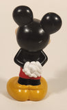 Disney Store London Mickey Mouse 4 3/4" Tall Hard Rubber Toy Figure