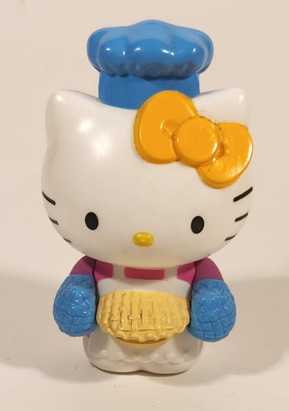 2013 McDonald's Sanrio Hello Kitty Pastry Chef Plastic Toy Figure