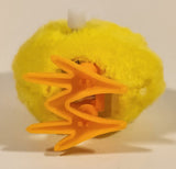 Fuzzy Yellow Wind Up Chick Chicken Toy Figure