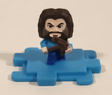 2025 McDonald's Mojang A Minecraft Movie Diamond Block & Steve 2" Tall Plastic Toy Figure