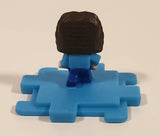 2025 McDonald's Mojang A Minecraft Movie Diamond Block & Steve 2" Tall Plastic Toy Figure