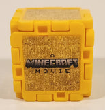2025 McDonald's Mojang A Minecraft Movie Gold Block & Dawn 2" Tall Plastic Toy Figure