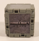 2025 McDonald's Mojang A Minecraft Movie Stone Block & Garrett 2" Tall Plastic Toy Figure
