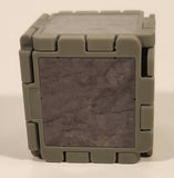 2025 McDonald's Mojang A Minecraft Movie Stone Block & Garrett 2" Tall Plastic Toy Figure