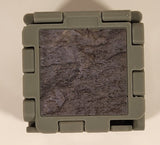 2025 McDonald's Mojang A Minecraft Movie Stone Block & Garrett 2" Tall Plastic Toy Figure