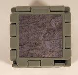 2025 McDonald's Mojang A Minecraft Movie Stone Block & Garrett 2" Tall Plastic Toy Figure