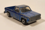 ERTL Replica Chevrolet Fleetside Pickup Truck Blue Die Cast Toy Car Vehicle
