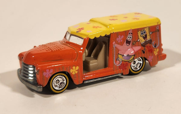 2015 Hot Wheels Pop Culture: Nickelodeon SpongeBob SquarePants Custom '52 Chevy Orange and Yellow Die Cast Toy Car Vehicle