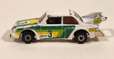 Vintage 1980 Kenner CPG Prod. Fast 111s Dynamo 1976 BMW 320i Green, Yellow, and White Die Cast Toy Car Vehicle - Made in Hong Kong