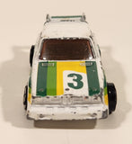 Vintage 1980 Kenner CPG Prod. Fast 111s Dynamo 1976 BMW 320i Green, Yellow, and White Die Cast Toy Car Vehicle - Made in Hong Kong