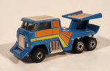 1980 Kenner Fast 111's Evil Eye Wrecker Truck Blue Die Cast Toy Car Vehicle