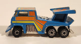 1980 Kenner Fast 111's Evil Eye Wrecker Truck Blue Die Cast Toy Car Vehicle