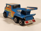 1980 Kenner Fast 111's Evil Eye Wrecker Truck Blue Die Cast Toy Car Vehicle