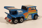 1980 Kenner Fast 111's Evil Eye Wrecker Truck Blue Die Cast Toy Car Vehicle