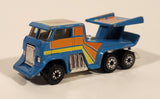 1980 Kenner Fast 111's Evil Eye Wrecker Truck Blue Die Cast Toy Car Vehicle