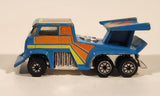 1980 Kenner Fast 111's Evil Eye Wrecker Truck Blue Die Cast Toy Car Vehicle