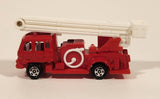 Tomy Tomica No. 88 Isuzu Snorkel Fire Truck Red 1/110 Die Cast Toy Car Vehicle